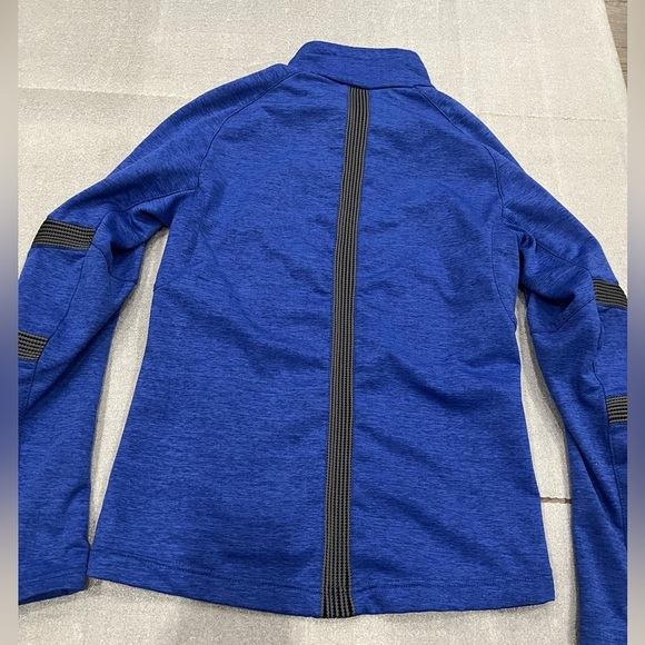 [M]Horse Pilot Teal Long Sleeve Performance Jersey Zipper Details - Picture 6 of 13